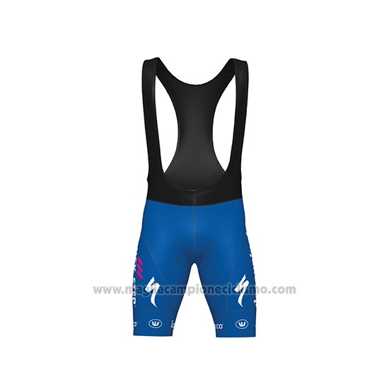 2020 Abbigliamento Ciclismo Deceuninck Quick Step Bianco Azul Manica Corta e Salopette